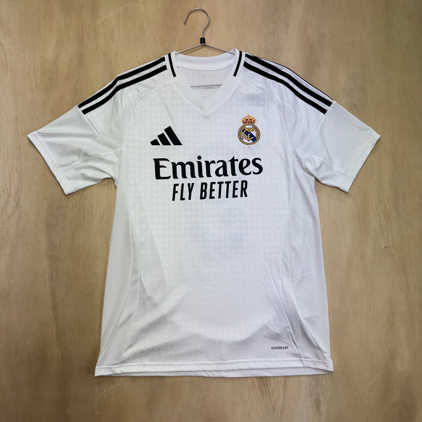 Real Madrid Mbappé 24/25 Home Jersey M by Adidas
