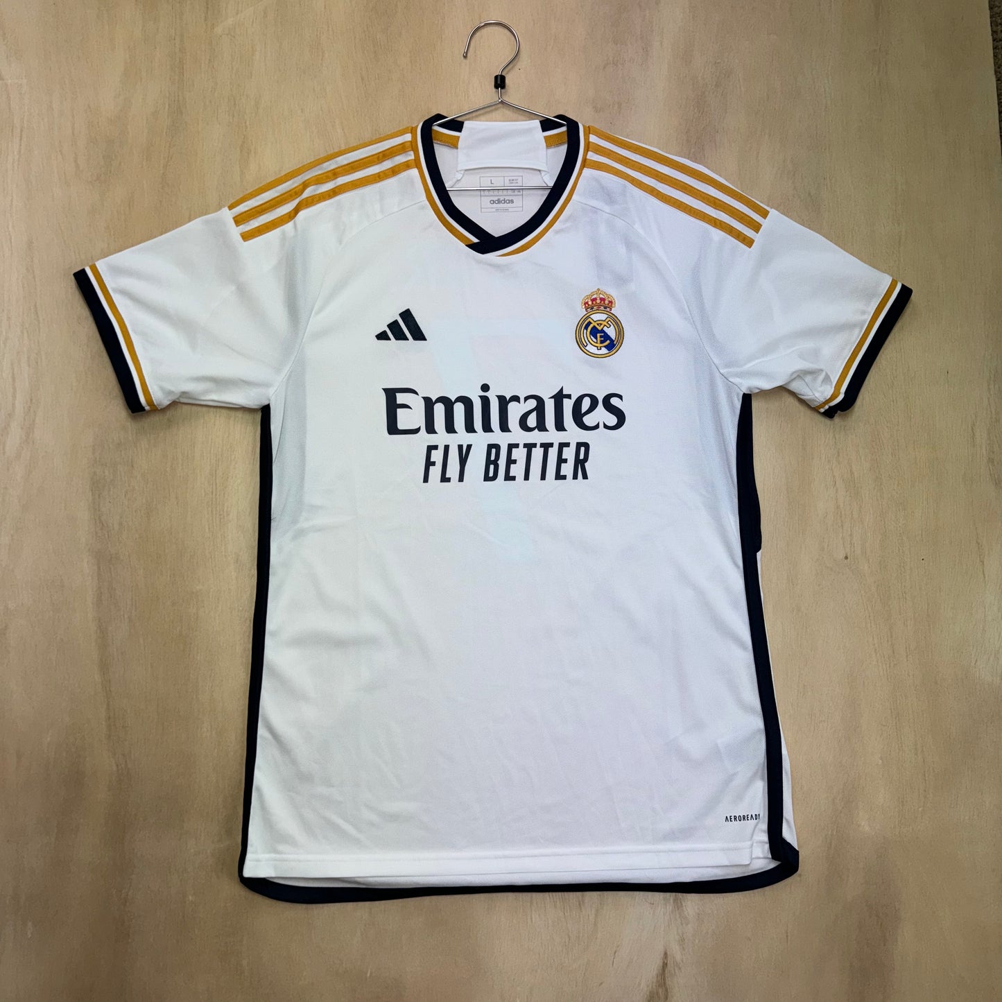 Real Madrid Vinicius Jr. 23/24 Home Jersey L by Adidas