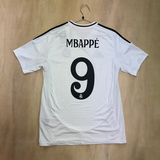 Real Madrid Mbappé 24/25 Home Jersey M by Adidas