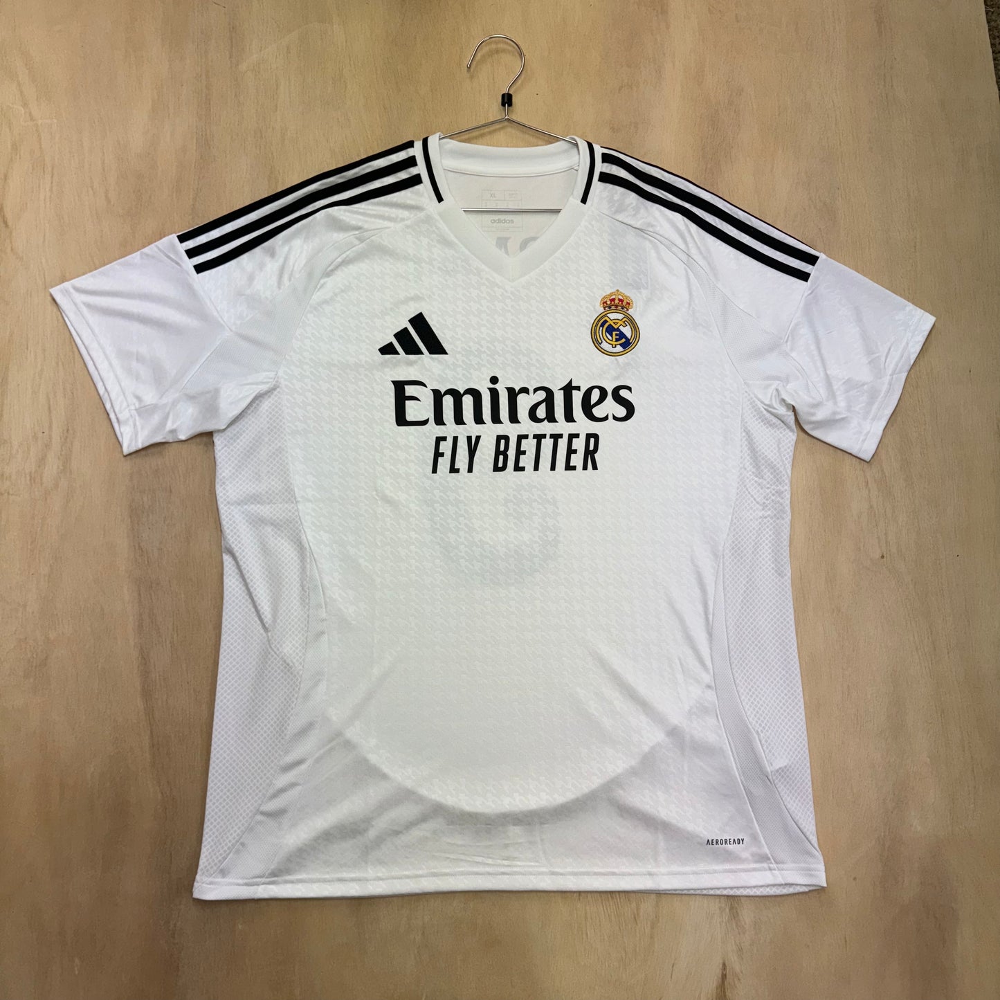 Real Madrid Mbappé 24/25 Home Jersey XL by Adidas